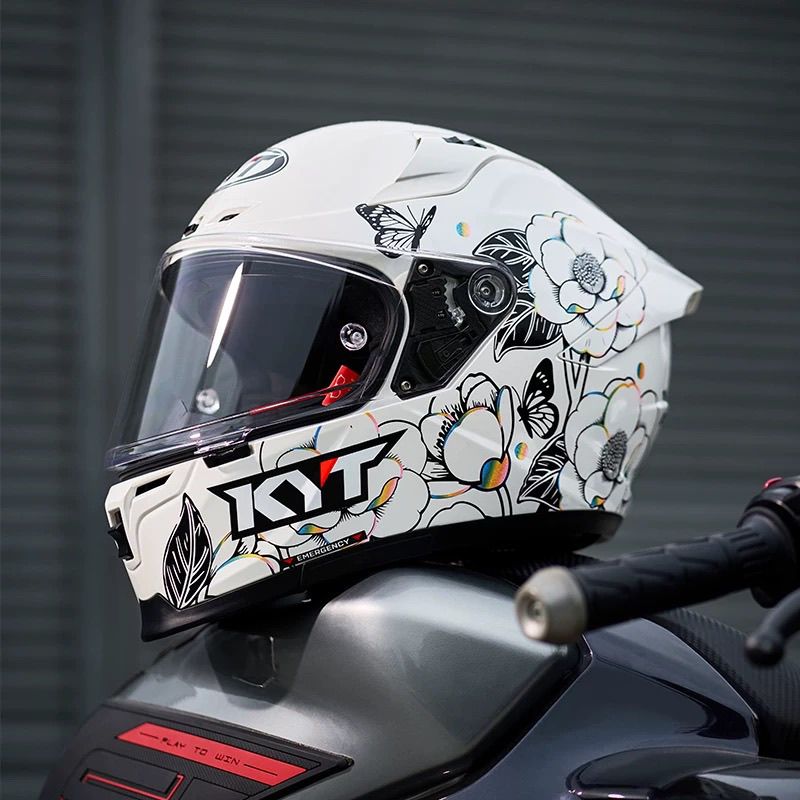 Full Face Motorcycle Helmet With Bluetooth - Capacete de Motocicleta Profissional HOT KYT