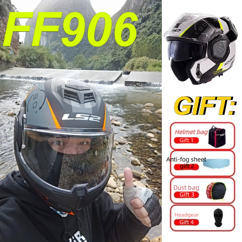 Modular Flip Up Motorcycle Helmet Dot Approved - Capacete Modular LS2 FF906 Advant para
