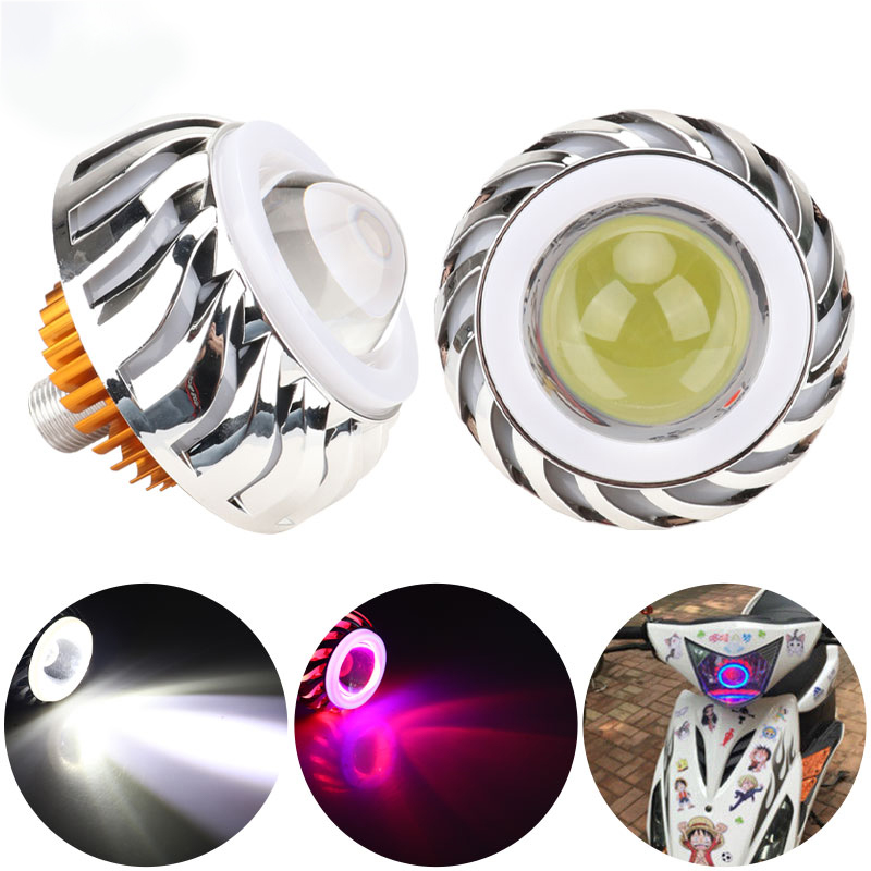Universal Motorcycle Led Headlight Projector - 1 unidade de farol de motocicleta