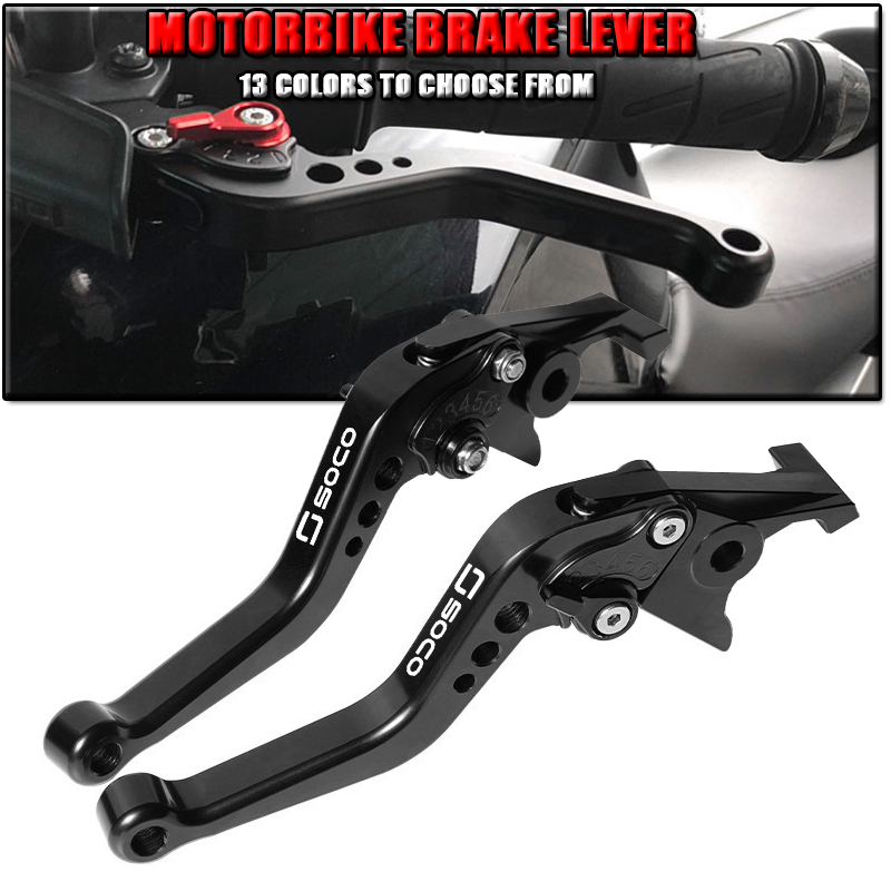 Cnc Aluminum Adjustable Brake Clutch Levers - Manete de freio e embreagem curto