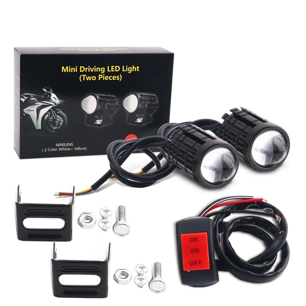 Universal Motorcycle Led Headlight Projector - Farol LED Universal para Motocicleta com