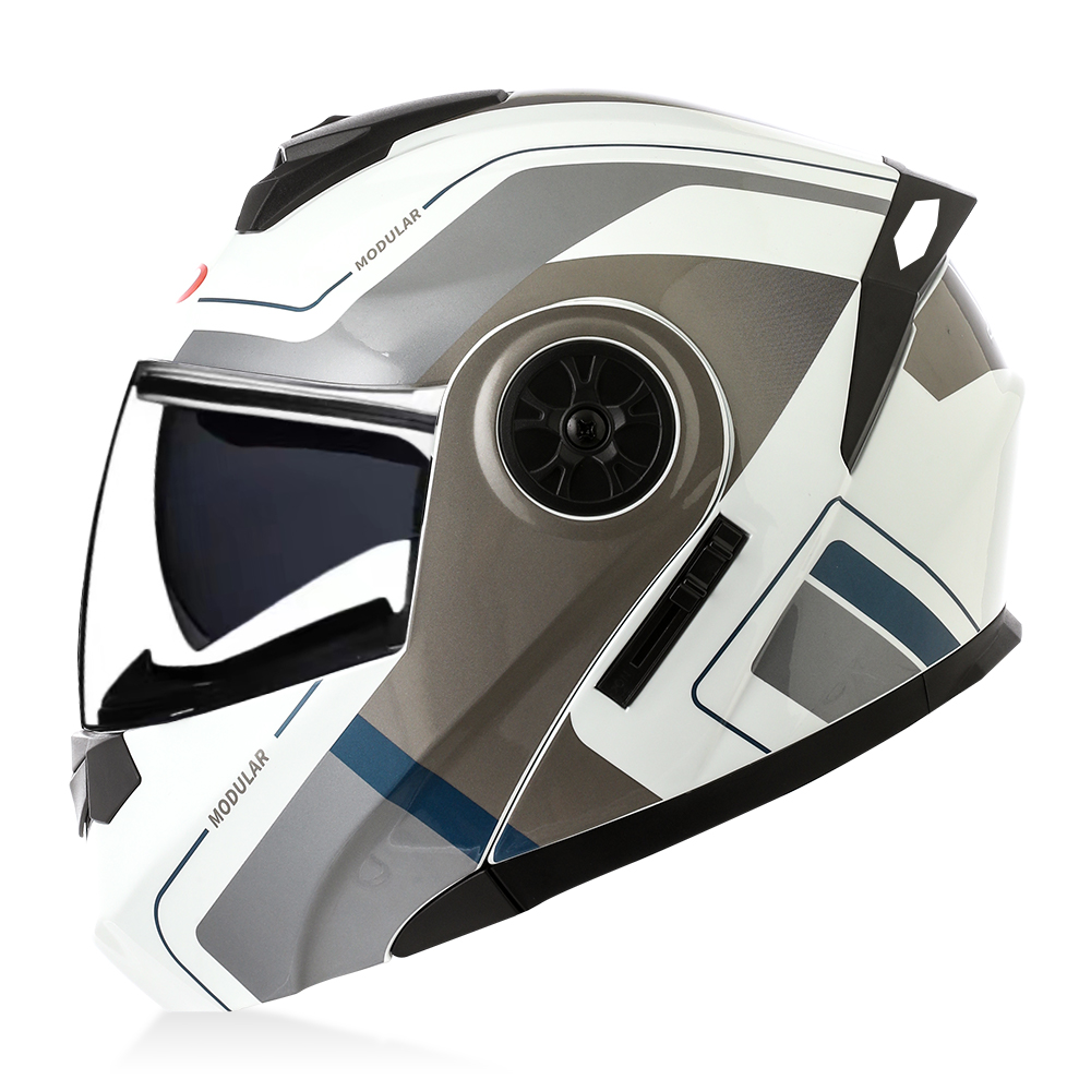 Full Face Motorcycle Helmet With Bluetooth - Capacete Modular de Alta Qualidade com