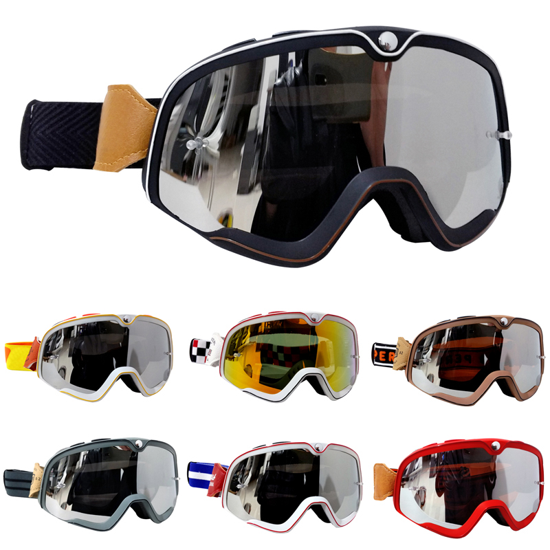 Off Road Motocross Helmet Goggles Set - Retro motocross óculos mx fora da