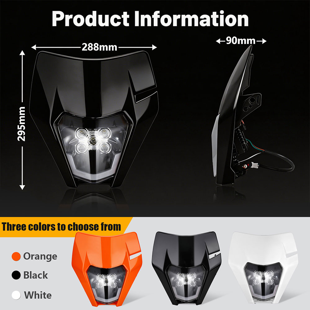 Lanterna de Cabeça LED Univers - Universal Motorcycle Led Headlight Projector avaliação e preço