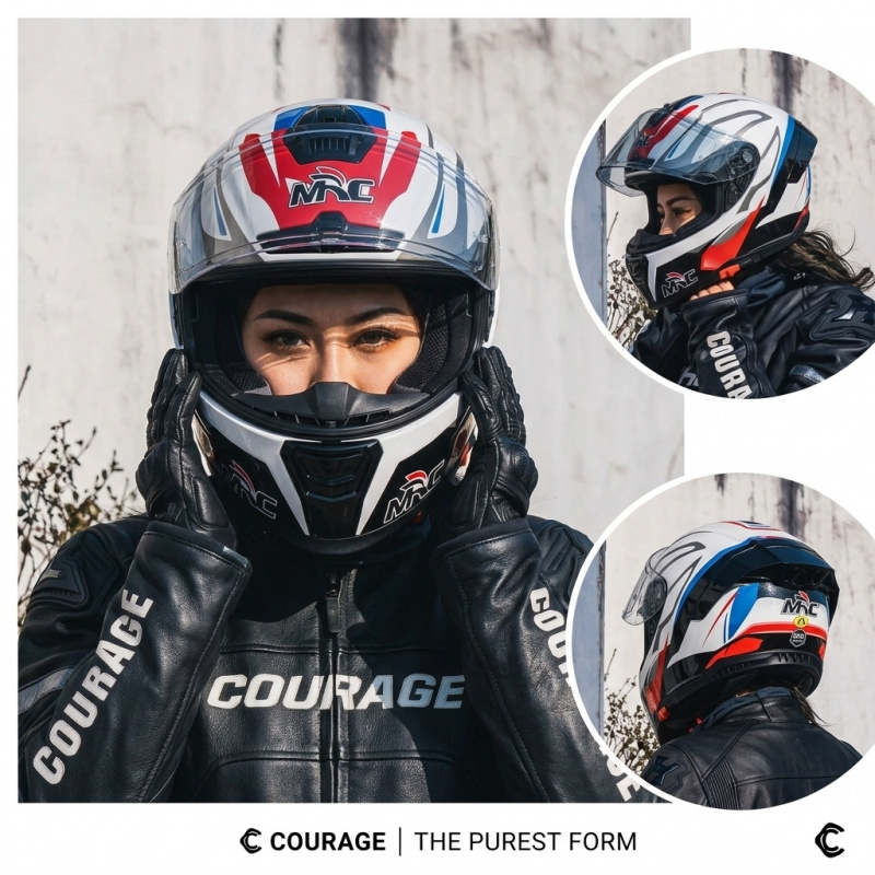 Capacete de Moto Modular Artic - Dual Visor Motorcycle Racing Helmet avaliação e preço