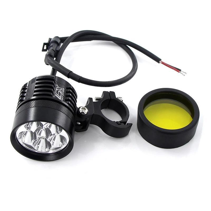2PCS Farol LED Universal L6X p - Universal Motorcycle Led Headlight Projector avaliação e preço