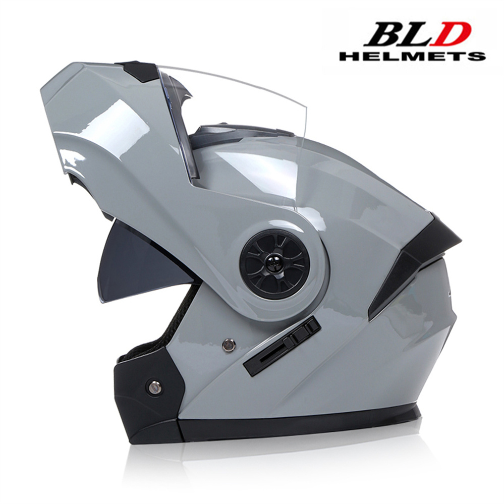 Lente dupla modular capacete d - Full Face Motorcycle Helmet With Bluetooth avaliação e preço