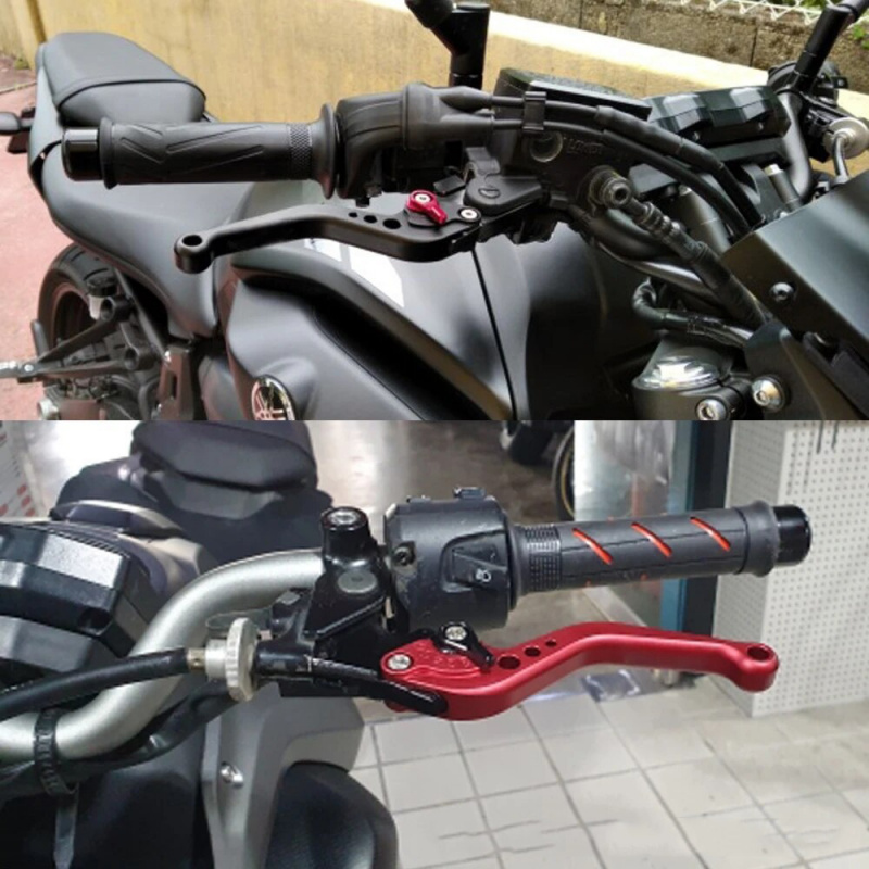 Manete de freio e embreagem cu - Cnc Aluminum Adjustable Brake Clutch Levers avaliação e preço
