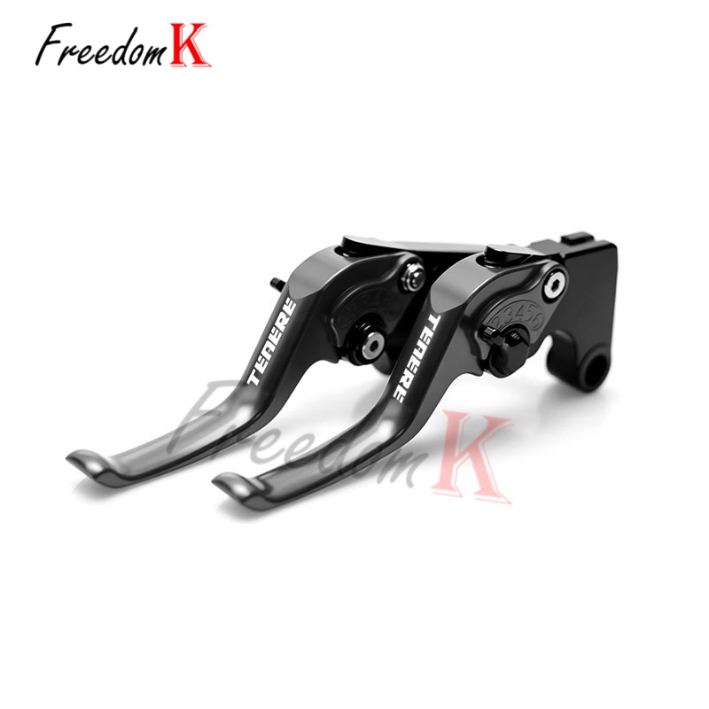 Para Motocicleta Tenere 700 Wo - Cnc Aluminum Adjustable Brake Clutch Levers avaliação e preço