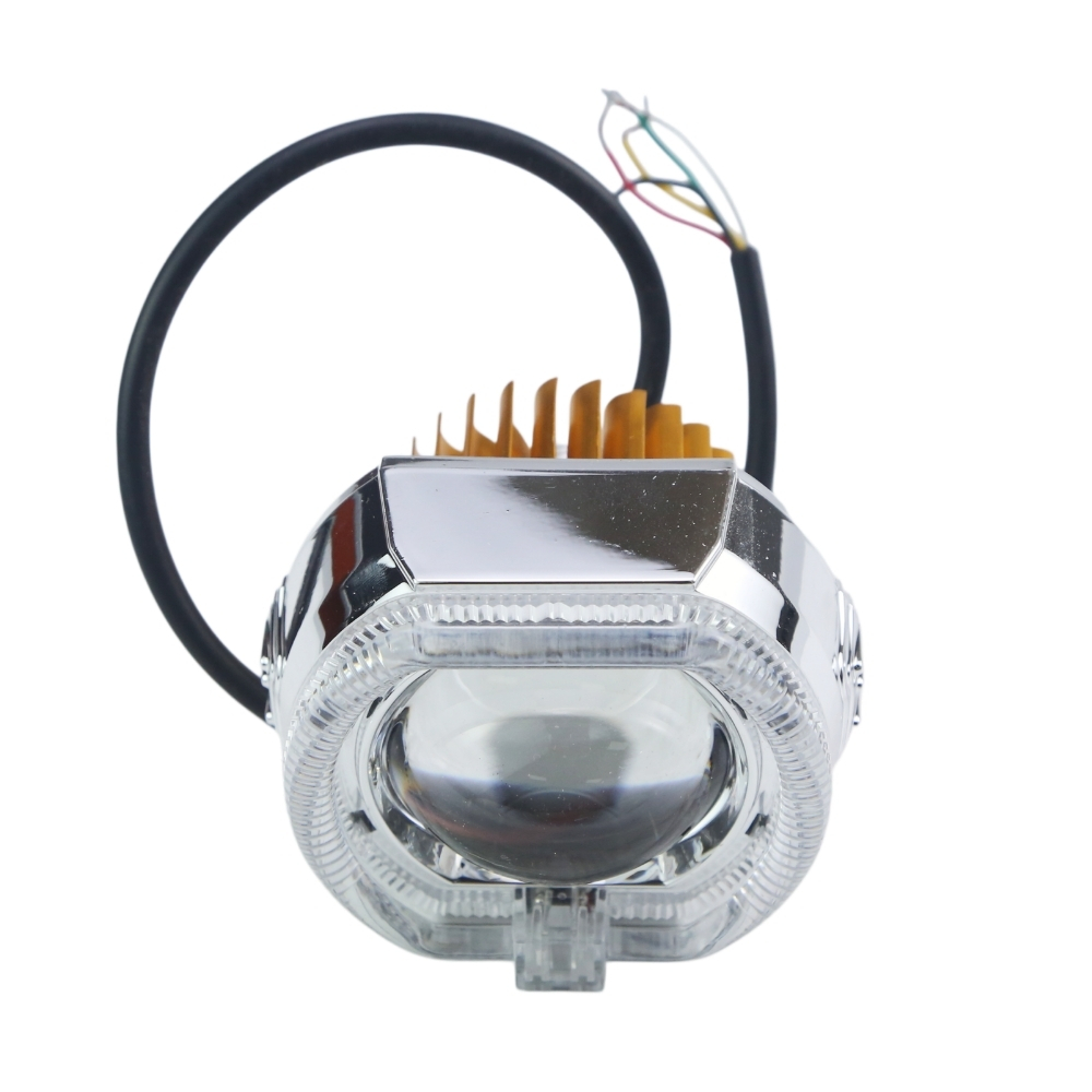 Farol de LED para Moto 2.5'' c - Universal Motorcycle Led Headlight Projector avaliação e preço