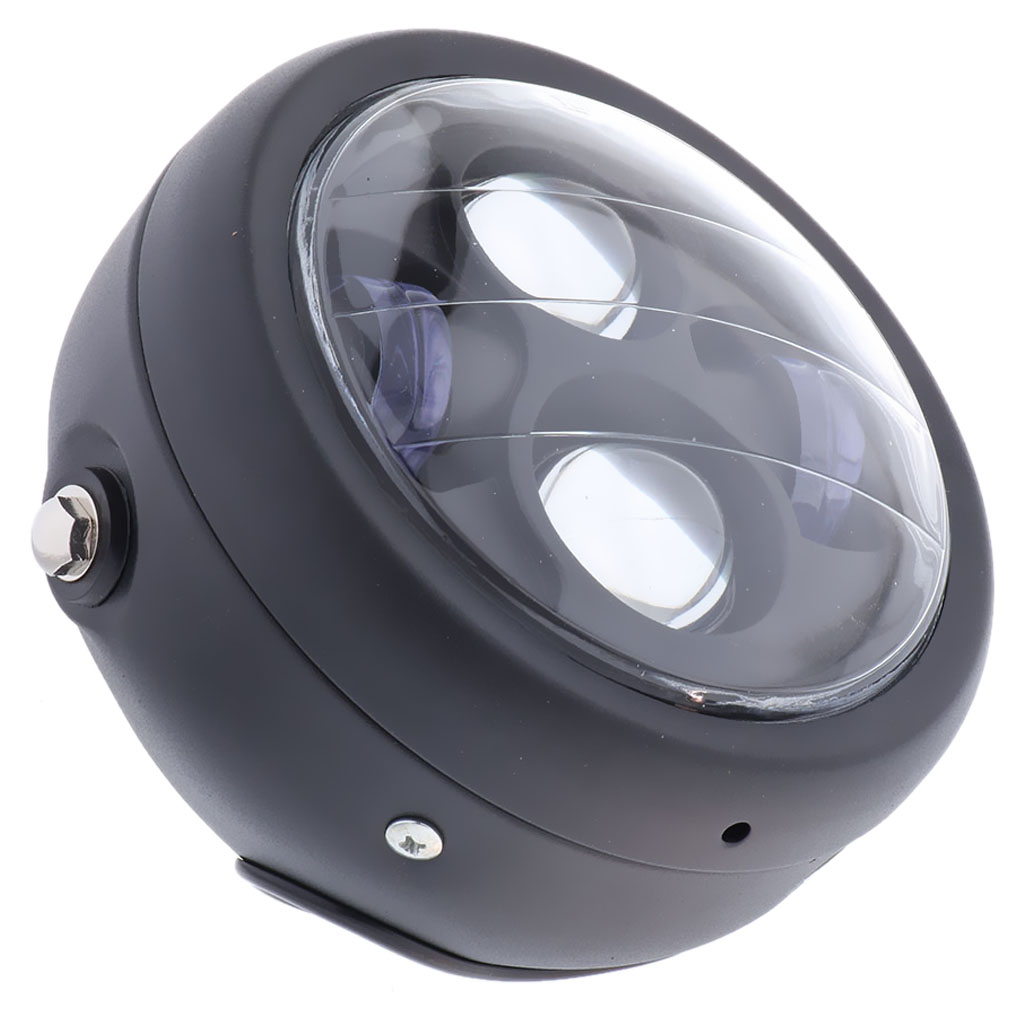 Farol Redondo Universal para M - Universal Motorcycle Led Headlight Projector avaliação e preço