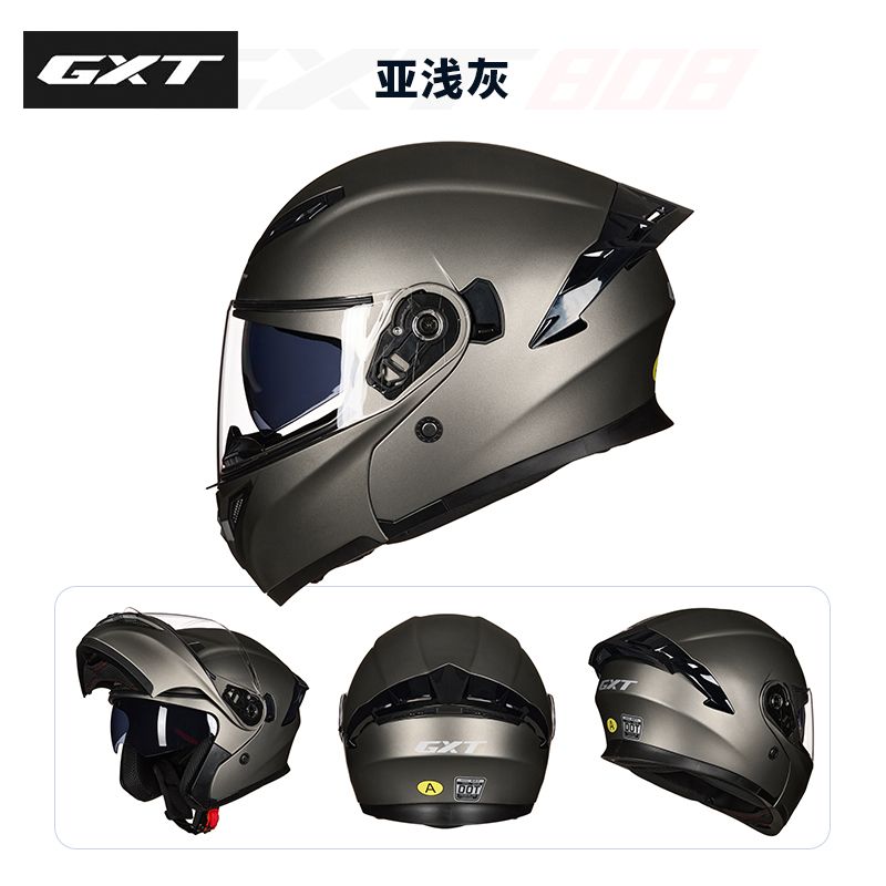 Capacetes integrais aprovados  - Full Face Motorcycle Helmet With Bluetooth avaliação e preço