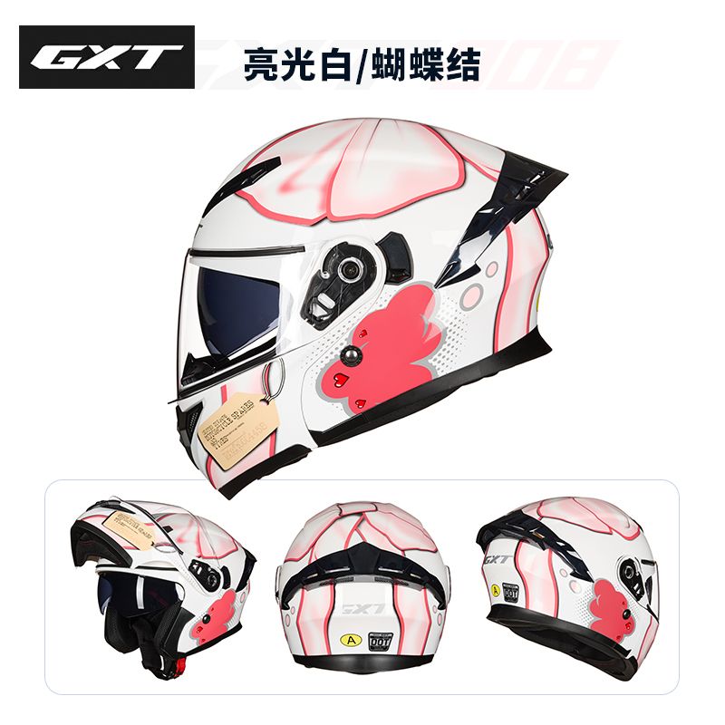 Capacetes integrais aprovados  - Full Face Motorcycle Helmet With Bluetooth avaliação e preço