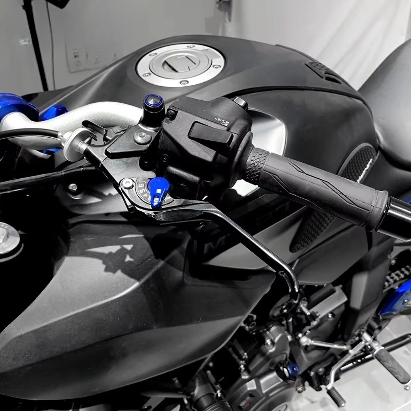 Novo para Yamaha MT07 2025 202 - Cnc Aluminum Adjustable Brake Clutch Levers avaliação e preço
