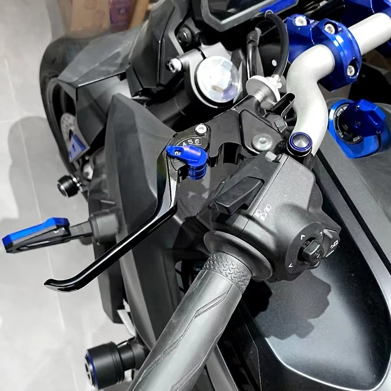 Novo para Yamaha MT07 2025 202 - Cnc Aluminum Adjustable Brake Clutch Levers avaliação e preço