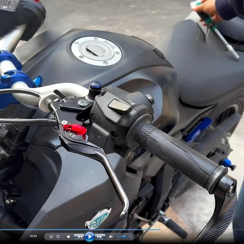 Novo para Yamaha MT07 2025 202 - Cnc Aluminum Adjustable Brake Clutch Levers avaliação e preço