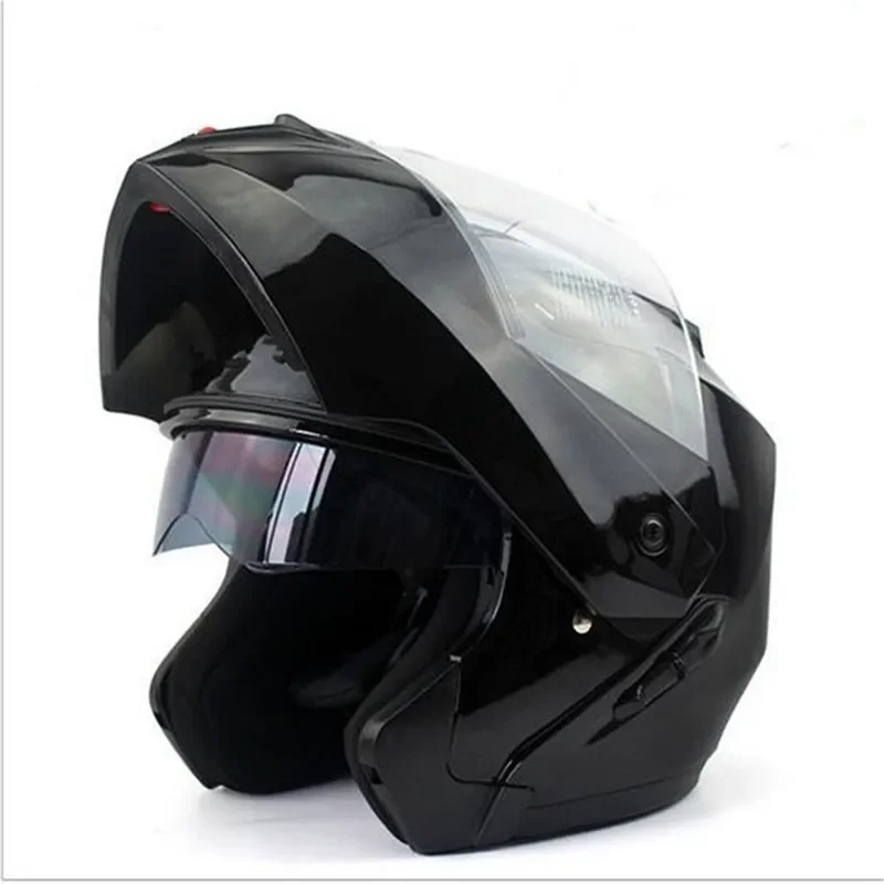 Mais recente capacete de motoc - Dual Visor Motorcycle Racing Helmet avaliação e preço