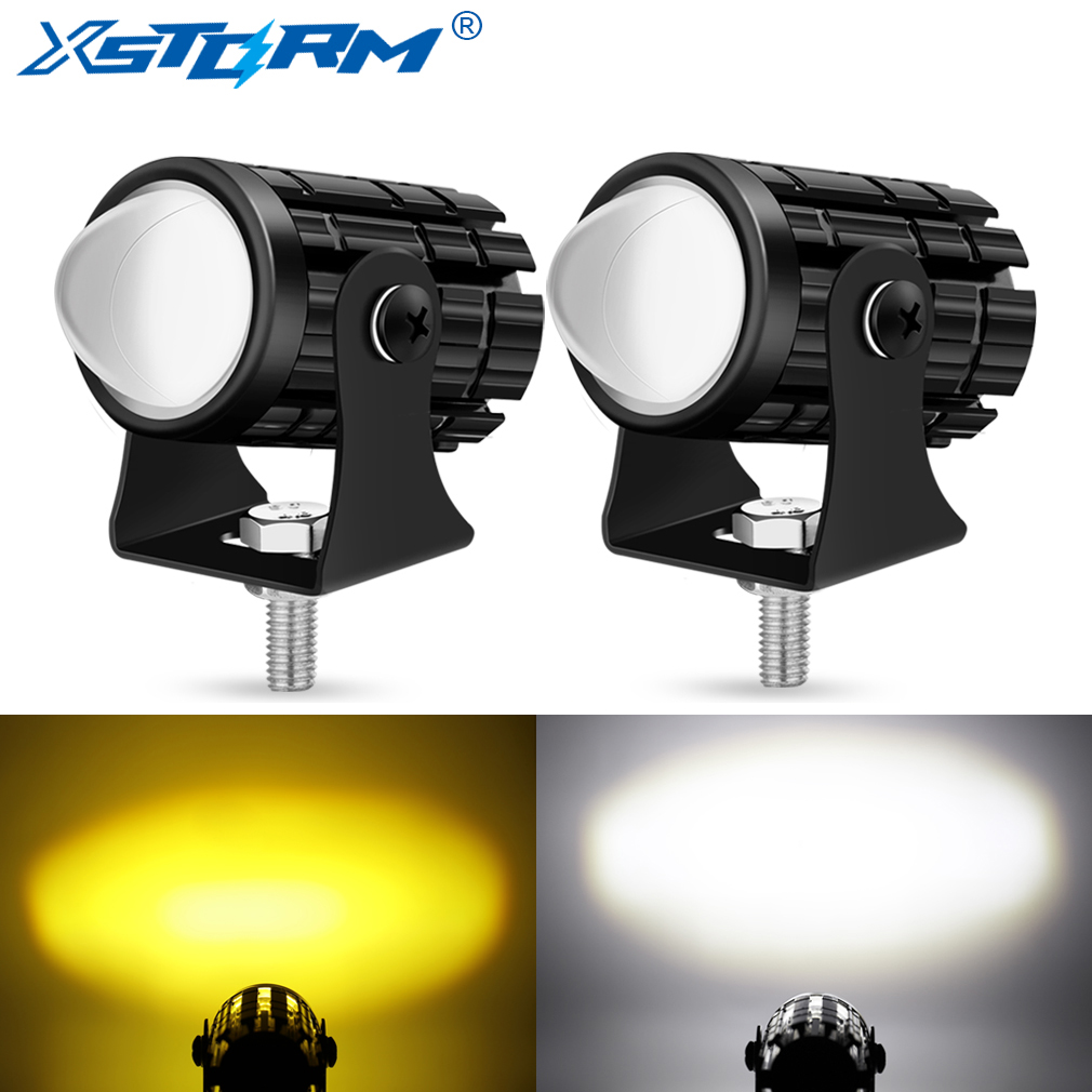 Universal motocicleta led faro - Universal Motorcycle Led Headlight Projector avaliação e preço